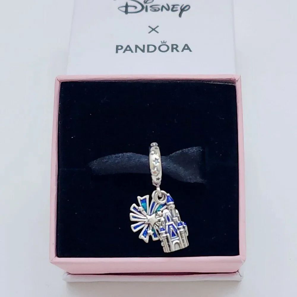 Pandora Disney Parks Castle and Fireworks Charm